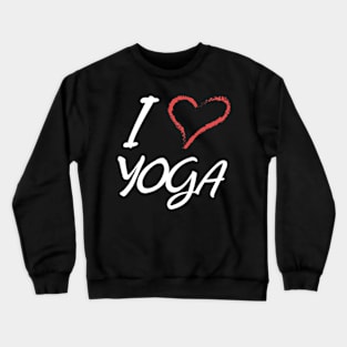 I Love Yoga Crewneck Sweatshirt